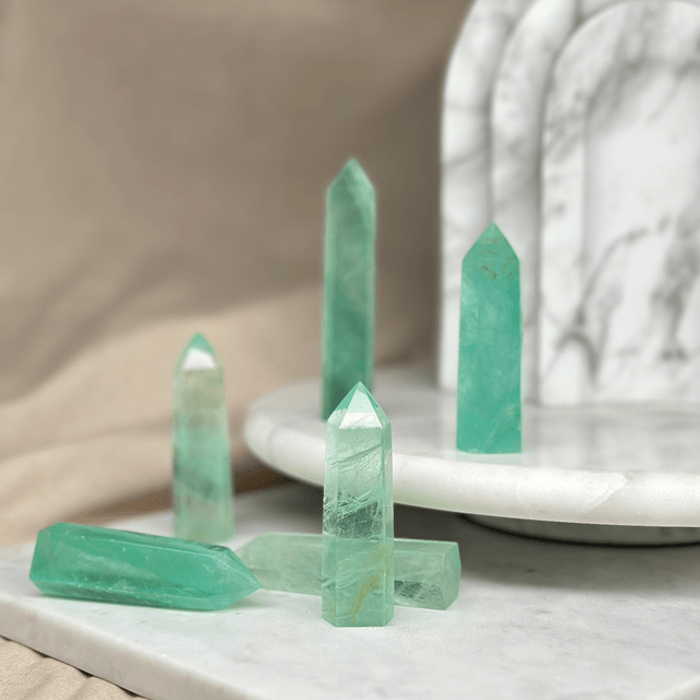 Green Fluorite Tower