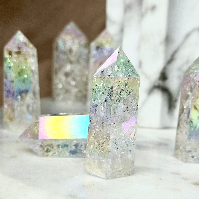 Angel Aura Fire & Ice Quartz