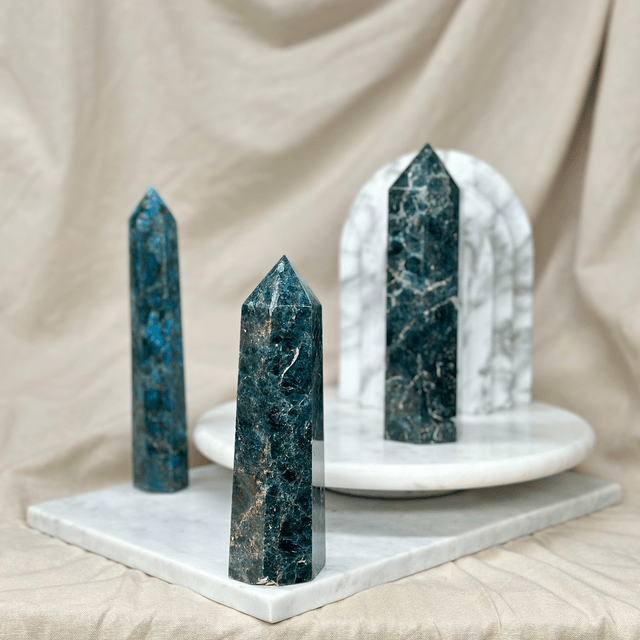 Blue Apatite Tower #1