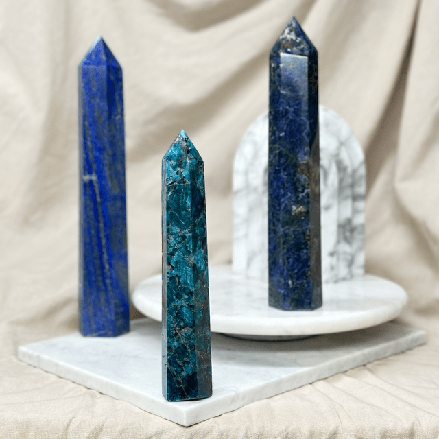 Blue Apatite Tower