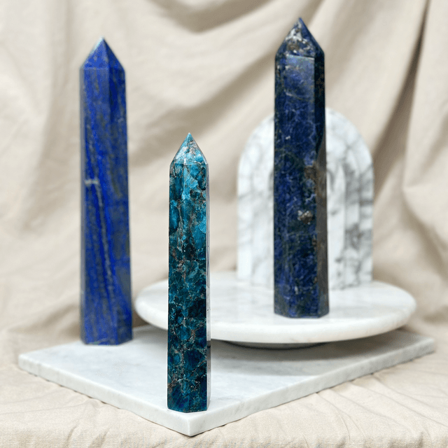 Blue Apatite Tower