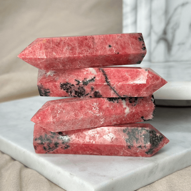 Red Rhodonite Tower #4