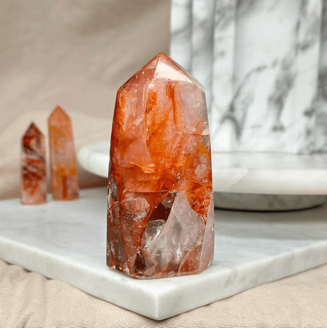 Fire Quartz Chunky Tower