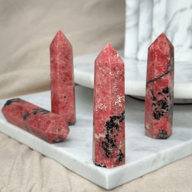 Red Rhodonite Tower #4