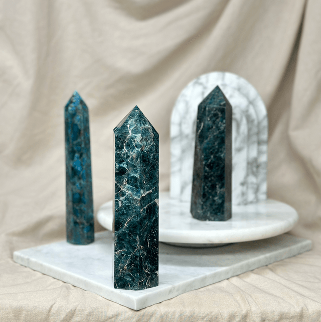Blue Apatite Tower #2