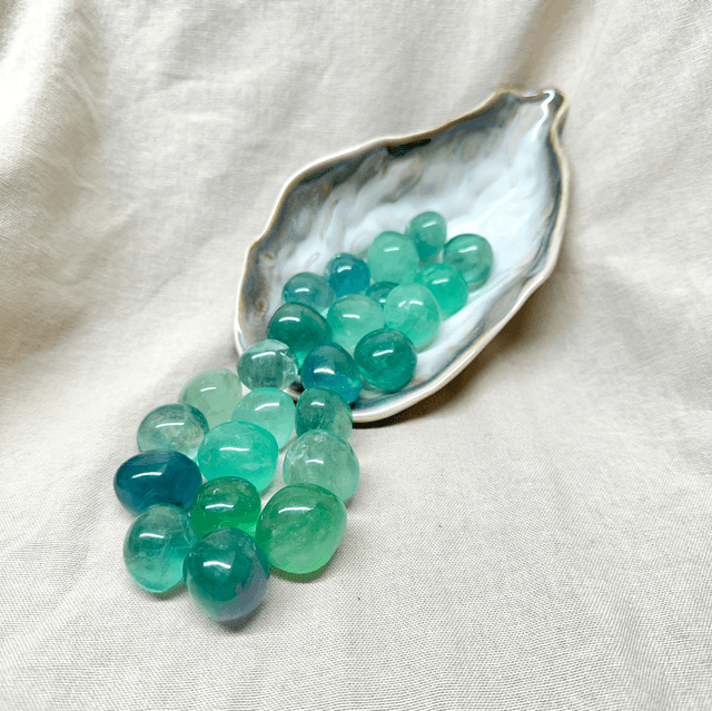 Green Fluorite Tumble
