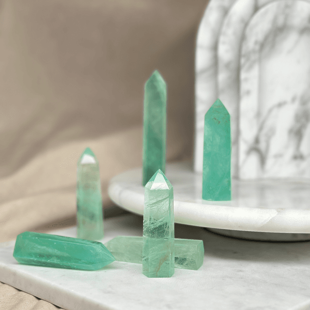 Green Fluorite Tower