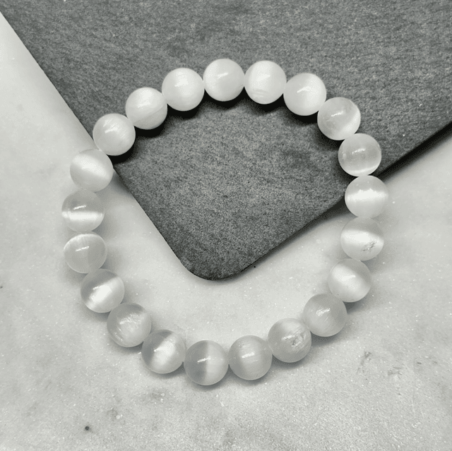 Selenite Satin Spar Bracelet 