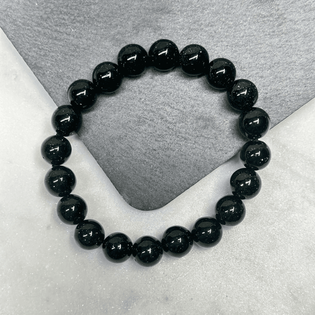 Green Sandstone Bracelet (Man-made)