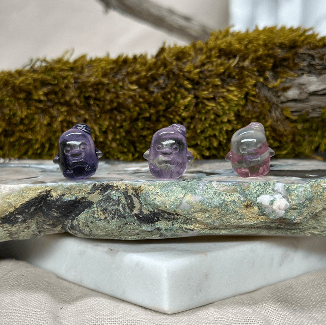 Tuxedosam Mini Fluorite Carving